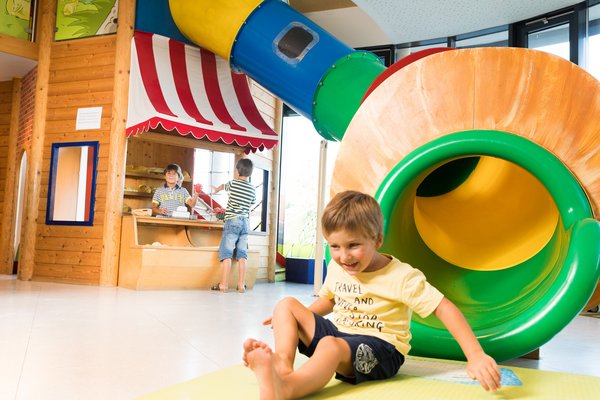 Der Spielplatz in der Kinderbackstube Hamsterhausen.