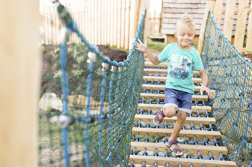 [Translate to English:] Der Erlebnis-Spielplatz im Haubiversum